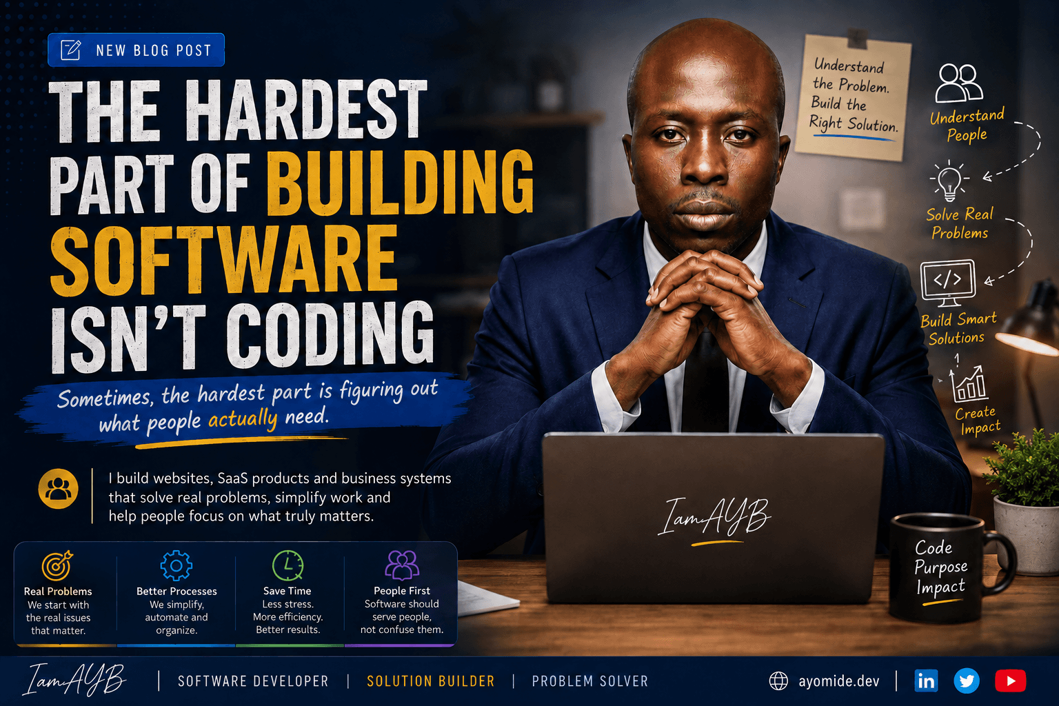 The Hardest Part of Building Software Isn't Coding
